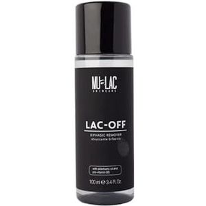 Mulac Cosmetics LAC-OFF Snelle en snelle tweefasige make-up remover zonder parfum en zonder alcohol, veganistisch, 100 ml