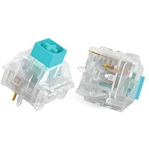 MQXFCZUX Crystal Robin Box Toetsenbord Schakelaar Advance Tactiele Hand Feel Game Mechanische Toetsenbord Schakelaars 5Pins DIY RGB/SMD (90 stuks)