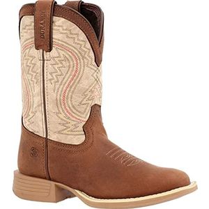 Durango® Lil' Rebel Pro™ Western laars voor kleine kinderen, Donkerbruin en crème, 12