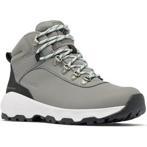 Columbia Newton Wander lederen halfhoge trekking- en wandelschoenen voor dames, Steengroeve Cool Groen, 41.5 EU