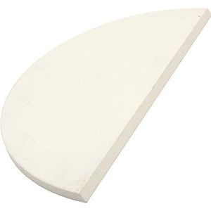 Big Green Egg - Half moon - Conveggtor Steen - Baking - Pizza - Stone - Medium - 30,5cm x 15,5cm x 1,5cm