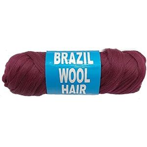 PiniceCore 80g Wol Haar Vlechten Pruik Afrikaanse Kunstmatige Pruik Haar Krullend Dreadlocks Vlechten Twisting