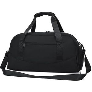 Sporttas Grote Capaciteit Handtas Crossbody Gemakkelijk Draagbare Gym Bag Multi-Colour Beschikbaar, Zwart, 27x52x23cm
