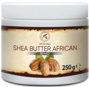 Shea Boter 250g Geraffineerd - 100% Puur Natuurlijke Lichaamsboter - Rijk aan Mineralen & Vitamines voor Intensieve Huidverzorging - Massage - Wellness - Cosmetica - Ontspanning - Anti-Rimpels - Anti-Aging - Hydrateert - Vochtinbrengend