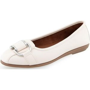 Aerosoles Bentley Balletschoenen voor dames, platte eierpunch pu leer, maat 38 EU, Eierpunch Pu Leer, 5.5 UK Wide