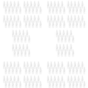 Xptieeck Neusspray-flessen, 200 stuks, 10 ml, helder, klein, lege neusspray-fles, herbruikbare fijne nevelsproeiapparaten voor op reis