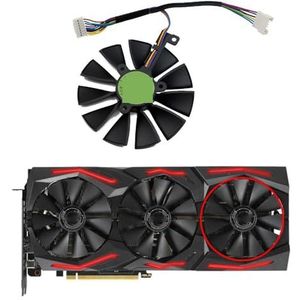 Voor ASUS voor ROG Strix voor GeForce RTX 2060 2070 Videokaartventilator 87MM T129215SL T129215SH RTX2060 RTX2070 Grafische kaartkoelventilator(C-Fan)