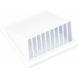 EDM Product Ventilatierooster EDM 87754 wit 12,5 x 17 x 17 cm EAN: 8425998877540