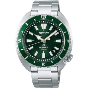 SEIKO Presage Cocktail Automatisch horloge voor heren SRPG23J, Zilver/Groen, armband