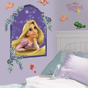 RoomMates® Jumbo grote Disney Princess Rapunzel Flynn Prins muursticker muurschildering