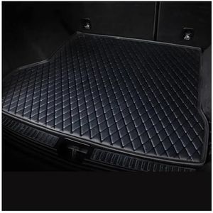 Kofferbakbeschermer Kofferbakmat Voor Alfa Voor Romeo Voor Stelvio 2017 2018 2019 2020 2021 Laadvloermat Tapijt Interieuronderdelen Accessoires Afdekking Auto Kofferbakmatten(All black)