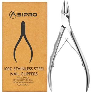 ASIPRO Nageltang voor Teennagels Nageltang voor Teennagels voor Ingegroeide Teennagels & Vingernagels Toenail Nail Clipper Professioneel Teennagelknipper voor Ouderen Roestvrijstalen Teennagelsnijders