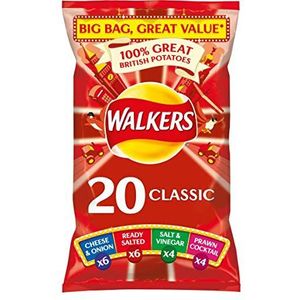 Walkers Crisps Variety Classic 20 x 25 g Family Pack