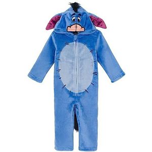 Disney Winnie de Poeh Eeyore Jumpsuit met ritssluiting voor babyjongens, 18 maanden