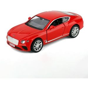 Model Speelgoedauto Voor Bentley voor Continental 1:36 sportwagen Diecast Auto Metaallegering Model Auto speelgoed collectie geschenken (Color : Red)