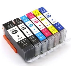 PGI-580 CLI-581 Inktcartridge PGI 580 CLI 581XXL for Canon PIXMA TS705 TR7550 TR8550 TS6150 TS8150 TS9150 TS9155(6pcs)