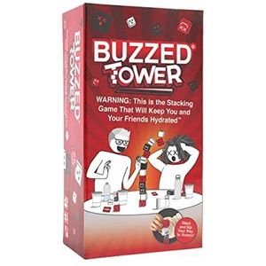 WHAT DO YOU MEME? WSTD474 n Sip: Buzzed Tower combineert blokstapelen met leuke uitdagingen, het creëren van een episch feestspel, rood