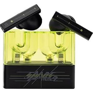 Moondrop Space Travel 2 HiFi Noise Canceling TWS Wiress Earphone Bluetooth 6.0 ANC Low Latency Game Mode SBC/AAC (zwart)