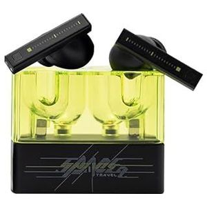 Moondrop Space Travel 2 HiFi Noise Canceling TWS Wiress Earphone Bluetooth 6.0 ANC Low Latency Game Mode SBC/AAC (zwart)