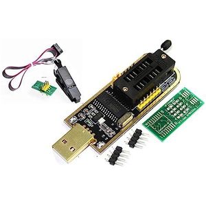 1 stks CH341A 24 25 Seriële USB Flash BIOS EEPROM Programmeur met Software en Driver + SOIC8 SOP8 Clip Adapter module