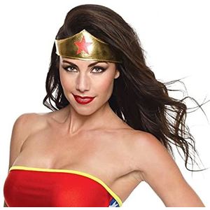 Rubie's Officiële Wonder Woman diadeem voor volwassenen, meerkleurig