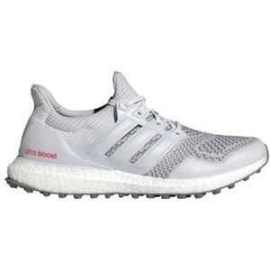 adidas Unisex Ultraboost Spikeless Golf Shoes, Dash Grey/Footwear White/Preloved Scarlet, 6