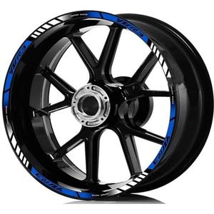 Accessoires Onderdelen Motorfiets Wiel Stickers Reflecterende Velg Stripe Tape Decal Waterdichte Accessoires 17 Inch Voor YZF R3 R3 2023(17 Inch A)