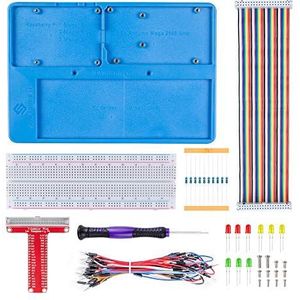 SUNFOUNDER RAB Houder Breadboard Kit met 830 Punten soldeerloze Circuit Board Raspberry Pi Houder compatibel met Arduino R3, Mega & Raspberry Pi 3B+, 3 Model B, 2 Model B en 1 Model B+