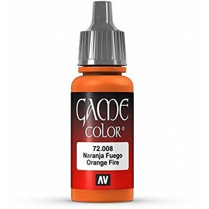 Vallejo (Game Color 17 ml acryl bruikbare lak – Orange Fire