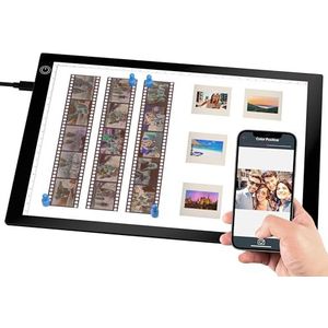 Diascanner - Ultradun - 12 x 9 inch - Draagbaar - Converteert 35 mm Dia's in Digitale JPG-afbeeldingen