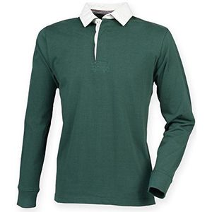 Voorste rij Sportkleding Lange mouwen Katoenen Tees/Top Premium Superfit Rugby Shirt
