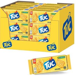 TUC Original Crackers - 24 Pakjes - Onweerstaanbare Snack voor Elke Gelegenheid