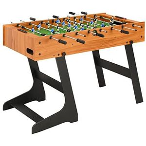 CBLDF Vouwtafel Voetbal 121x61x80 cm Lichtbruin