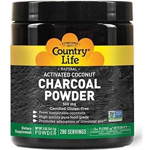 Country Life Charcoal Powder (500mg) 0.5 oz