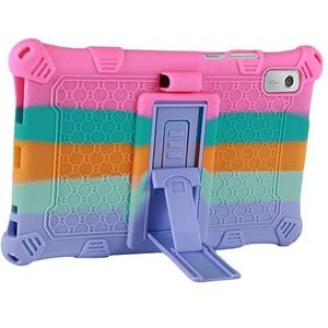 Geschikt for Lenovo Tab M 9 TB-310FU TB-310XU 9 ""Schokbestendige Silicon Kickstand Kids Tablet cover(Colurful Pink)