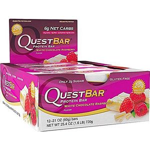 Quest Protein Bars 12repen White Chocolate Raspberry