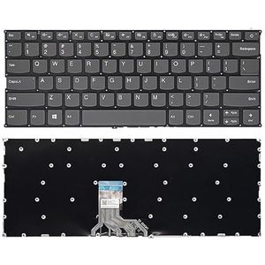 Amerikaans/Russisch laptoptoetsenbord voor Lenovo voor Yoga 720-12 720-13 720-13ISK 720-13IKB 720-13KBR met achtergrondverlichting(US Grey Power)