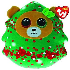 Ty Plush - Squish a Boos Winter Collection - Everett the Christmas Tree Bear (35 cm) (TY39406)