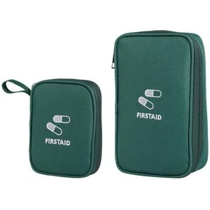 2 stuks medische EHBO-kits, waterdichte medische noodkit dubbellaagse EHBO-kit met handvat voor gezinsreizen, camping, kantoor