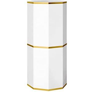 Schoenenrek creatief rond schoenenrek 360 ° draaibare schoenenkast Nordic moderne schoenenopslag metalen schoenen plank organizer voor de ingang de ingang Zapatero (wit 6 lagen)