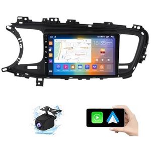 Android 13.0 2 Din Autoradio 10"" Touchscreen Auto Stereo Voor KIA Optima K5 2013-2015 Met Draadloze Carplay Android Auto GPS Navigatie AHD Omgekeerd Beeld Stuurwielbediening(Size:P1(1G+16G))