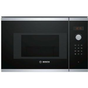 Bosch BEL523MS0 Serie | 4 magnetron ingebouwd, 20 liter, met grill, zwart/roestvrij staal