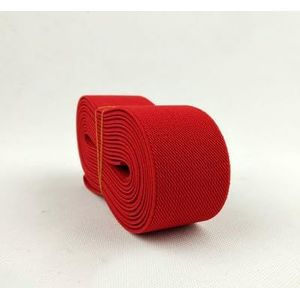Platte elastische band, elastiek voor naaien, Dikke elastische band kleding ondergoed rok dunne elastische riem auto decoratie egale kleur twill breedte 4CM rubberen band (Color : Red, Size : 40mm)