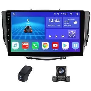 Autoradio 2 Din Bluetooth met Carplay en Android Auto,geldt voor Lifan X60 2012-2016 9 inch met touchscreen stereo auto ondersteunt stuurbediening Achteruitrijcamera GPS-navigatie(NF-2)