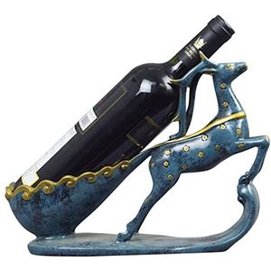 Wijnrek Reindeer Bottle Wine Rack Holder Shelf Christmas Home Decor Accessories Living Room Wedding Gift Decoration Wijnrekken wijnrek (Size : C)