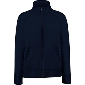 Fruit of the Loom Dames Lady-fit Premium Sweat Jacket Sweatshirt, blauw (Deep Navy 202), M