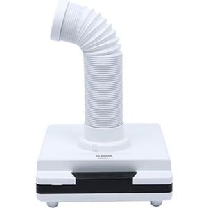 Nagelstofzuiger, 60W Sterke Nagelstofafscheider Fan Stofafzuiging Intrekbare Elleboog Ontwerp Nagelstofzuiger LED Spotlight voor salon & thuis