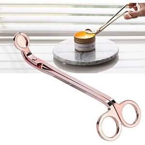 1 stuk kaars lont trimmer mode coating roestvrij staal kaars hart clip lont trimmer schaar gereedschap (rose goud)