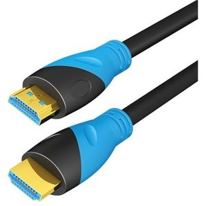 ALcorY High Definition HDMI-kabel versie 2.0 monitor verbindingskabel voor computer TV volledig koper 4K HDMI-kabel video adapterkabel (maat: 20 meter)