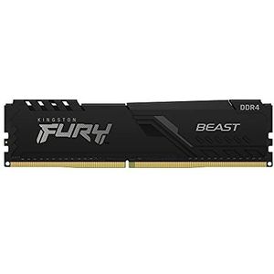 Kingston FURY Beast KF432C16BB1/16, 16 GB, 3200 MHz, DDR4, CL16, desktopgeheugen, enkele module